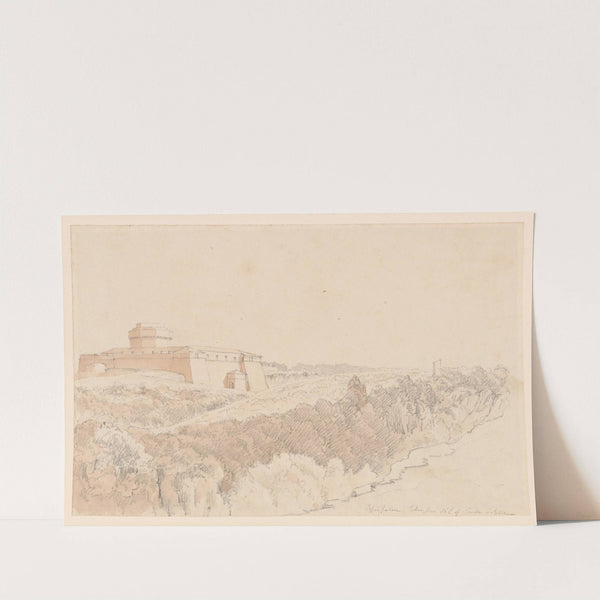 Pope’s Palace Taken from Northeast of Curitá Castellana by Lewis Vulliamy