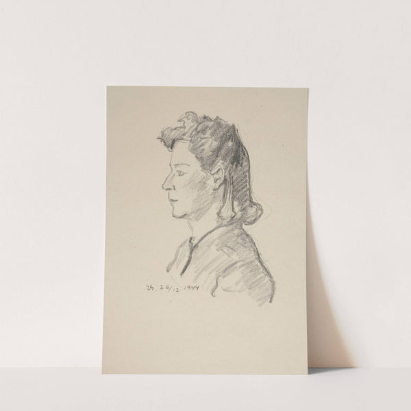 Popiersie młodej kobiety by Ivan Ivanec