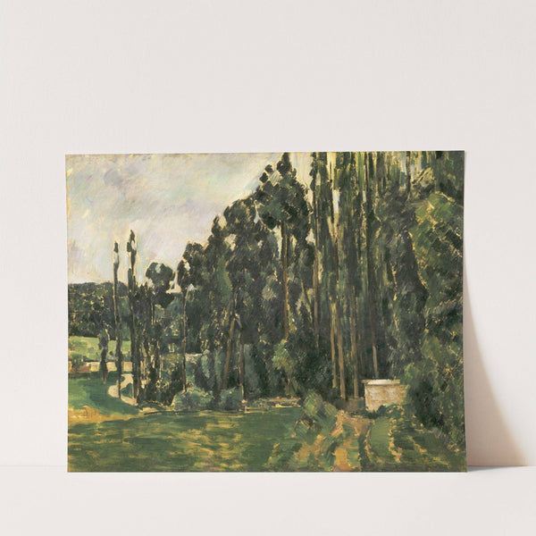 Poplars (1879 - 1880) by Paul Cézanne