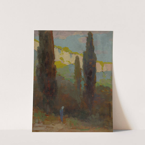 Poplars by the road (1920–1930) by Ľudovít Čordák