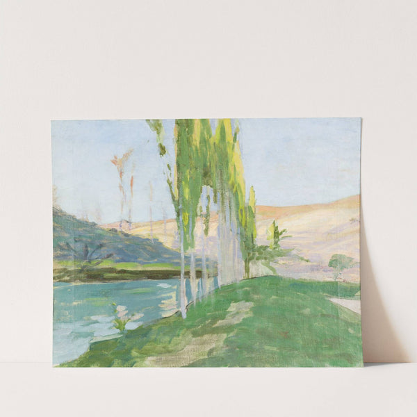 Poplars Growing near a Watercourse by Richard Bergh