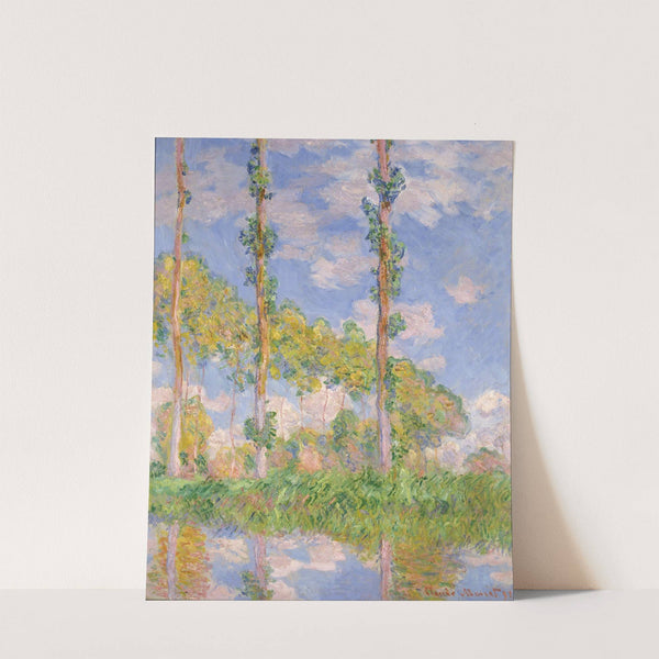 Poplars in the Sun (1891) by Claude Monet