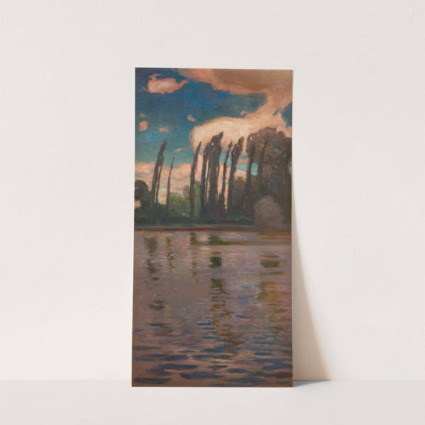 Poplars on the Water by Jan Stanislawski