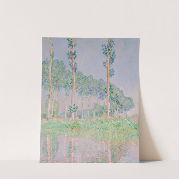 Poplars, Pink Effect (1891) by Claude Monet