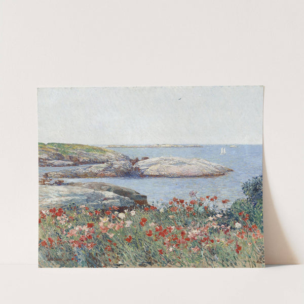 Poppies,Isles of Shoals (1891) by Childe Hassam