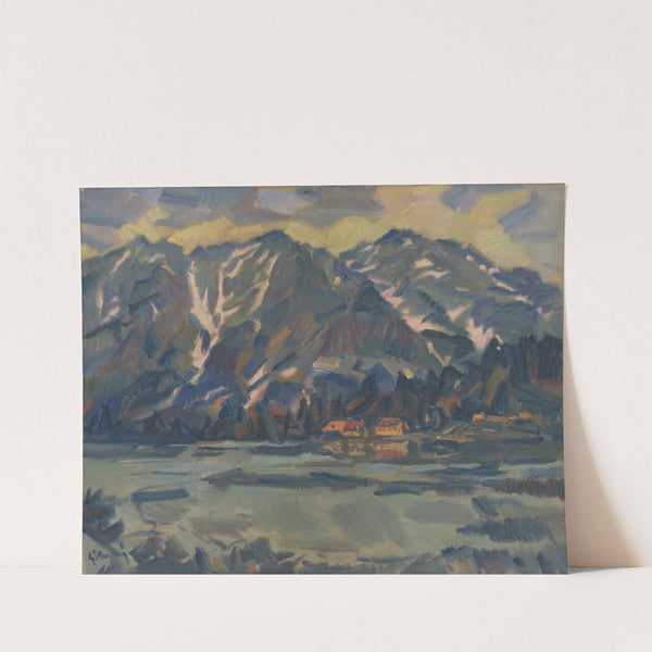 Popradské Pleso Lake by Gustáv Mallý