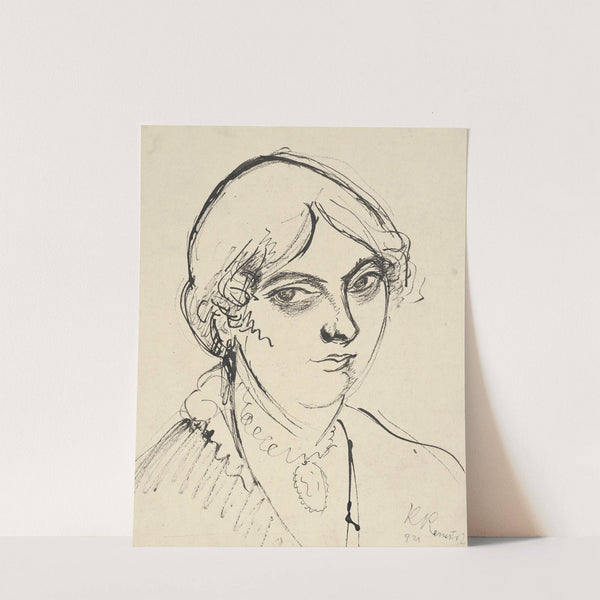 Poprsie ženy by Károly Kernstok