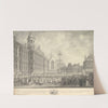 Popular Celebrations in Dam Square, Amsterdam, on 4 March 1795, marking the erection of the Liberty Tree and the success of the Batavian Revolution by Daniël Johannes Torman Kerkhoff