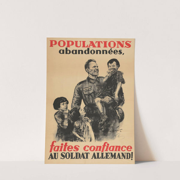 Populations abandonnées, faites confiance by Theo Matejko