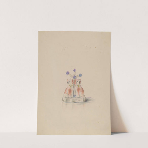 Porcelain Dogs by Walter W. Jennings