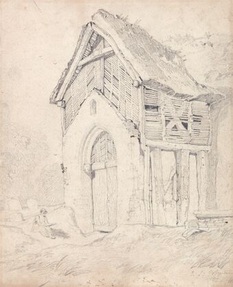 Porch and Belfry of Thurgarton Church, Norfolk