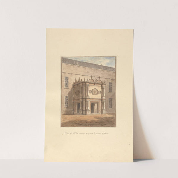 Porch at Wilton House designed by Hans Holbein by John Buckler