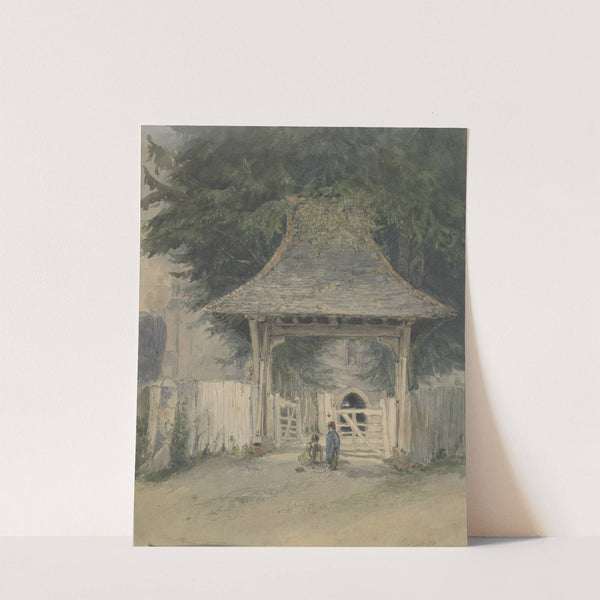 Porch, Peckenham Church, Kent by James Holland