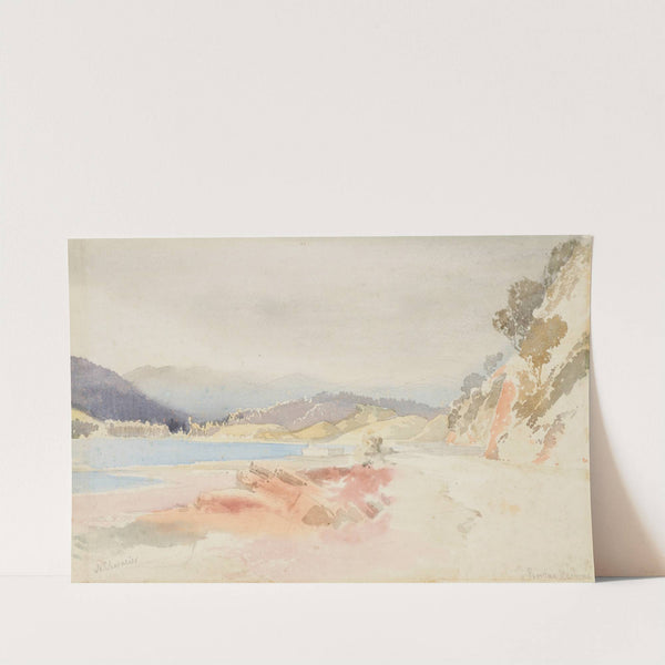 Porirua Harbour by Nicholas Chevalier