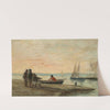 Port aux environs d’Honfleur (circa 1854-1857) by Eugène Boudin