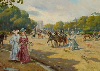 Port Dauphine, Bois De Boulogne (1872)