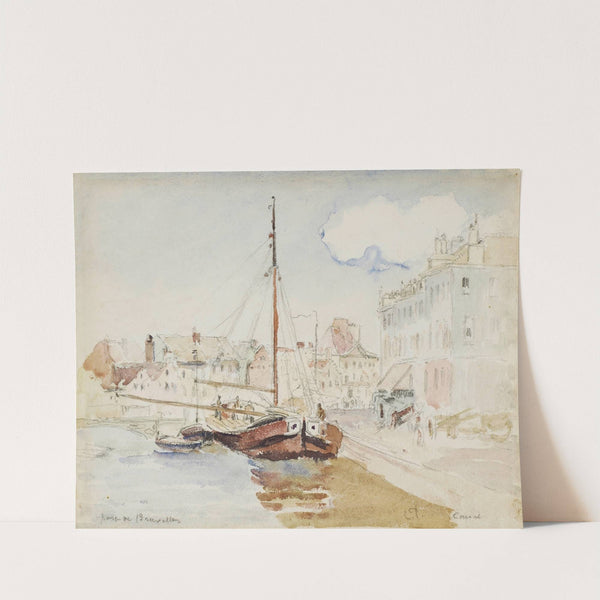 Port de Bruxelles by Camille Pissarro