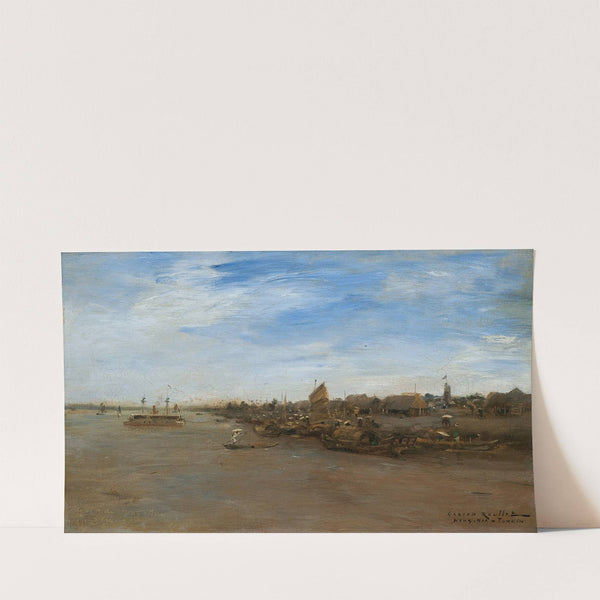 Port de Hong-Hoa (Hong-Hoa Port) (1885) by Gaston Roullet