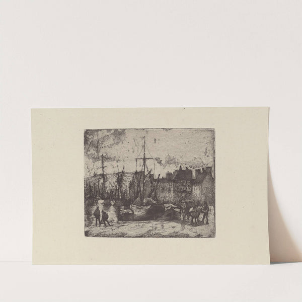 Port de Rouen (1885) by Camille Pissarro