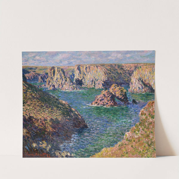 Port-Domois, Belle-Isle (1887) by Claude Monet