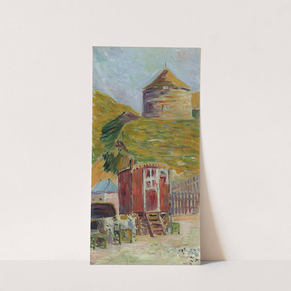 Port-En-Bessin, La Vieille Tour by Paul Signac