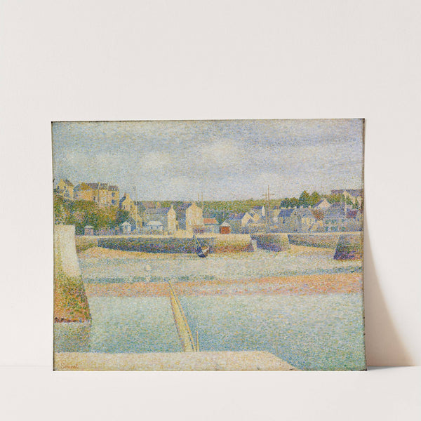 Port-en-Bessin, The Outer Harbor (Low Tide) (1888) by Georges Seurat