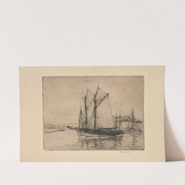 Port in Concarneau (1908) by Józef Pankiewicz