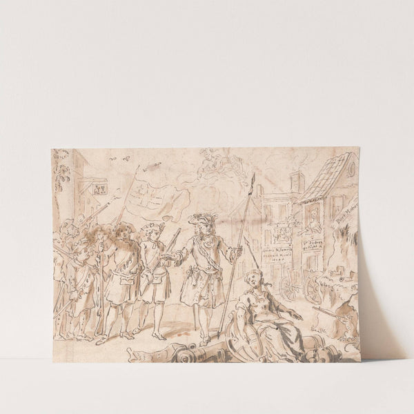 Port Mahon by Hubert-François Gravelot