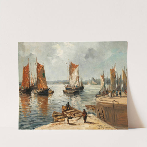 Port normand (c. 1900) by Emile Othon Friesz