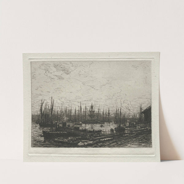 Port of Bordeaux (1869) by Maxime Lalanne