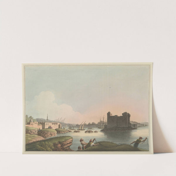 Port of Latachia by Luigi Mayer