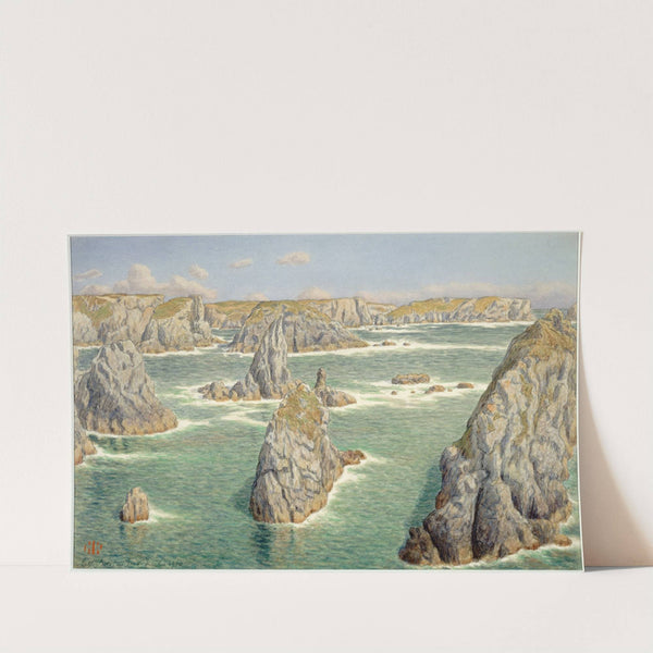 Port Puce. Belle-Isle (1910) by Henri Rivière