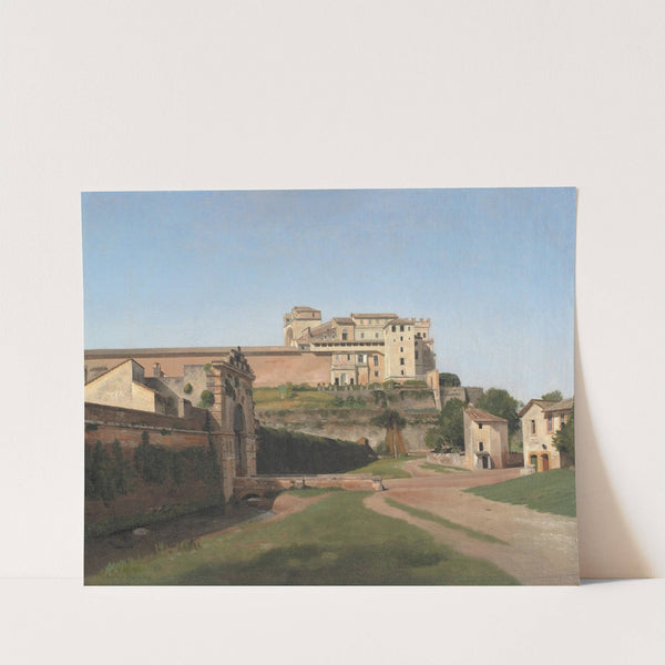 Porta Angelica and Part of the Vatican (1813) by Christoffer Wilhelm Eckersberg