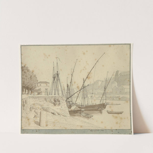 Porta de Ripa Grande, Rom (1814) by Christoffer Wilhelm Eckersberg