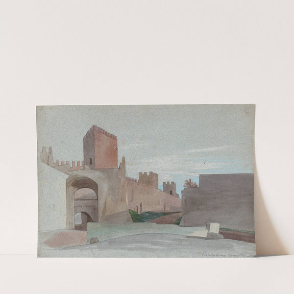 Porta San Lorenzo, Rome by Victor-François-Eloi Biennourry