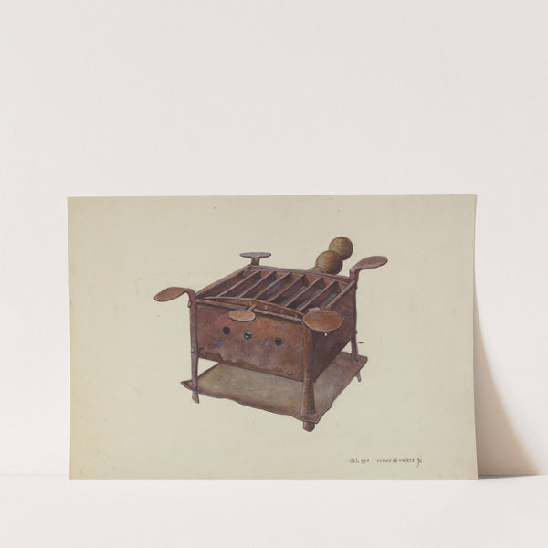 Portable Charcoal Stove by Ernest A. Towers, Jr.