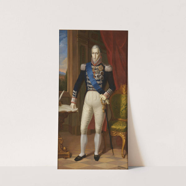 Portait of Carlo Felice by Francesco Marabotti