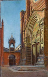 Portal of the church of St. Anastasia in Verona