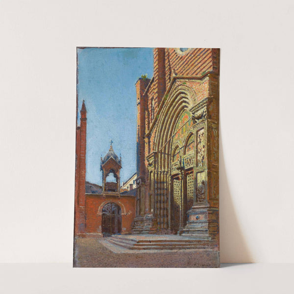 Portal of the church of St. Anastasia in Verona (1900) by Aleksander Gierymski