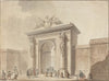 Portal of the Hôtel d’Uzès, rue Montmartre, Paris