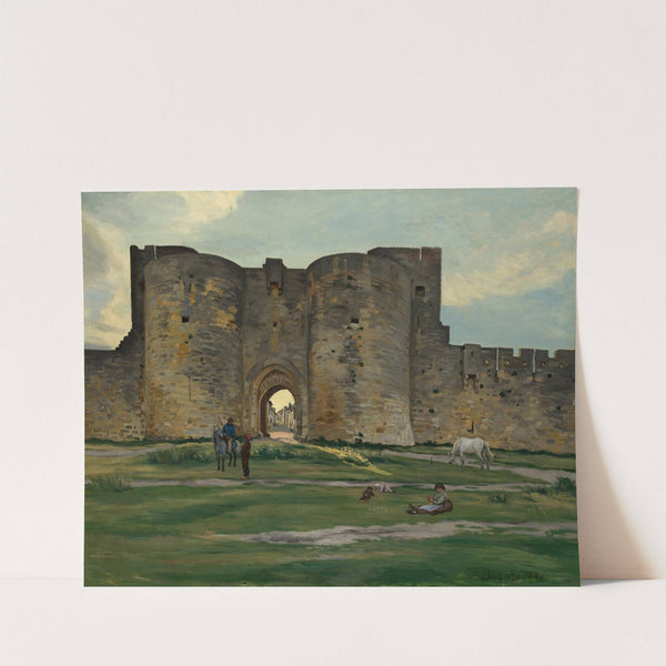 Porte de la Reine at Aigues-Mortes (1867) by Frédéric Bazille