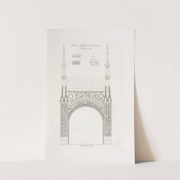 Porte du château de Sarcus. Bâti en 1522. by Nicolas Xavier Willemin