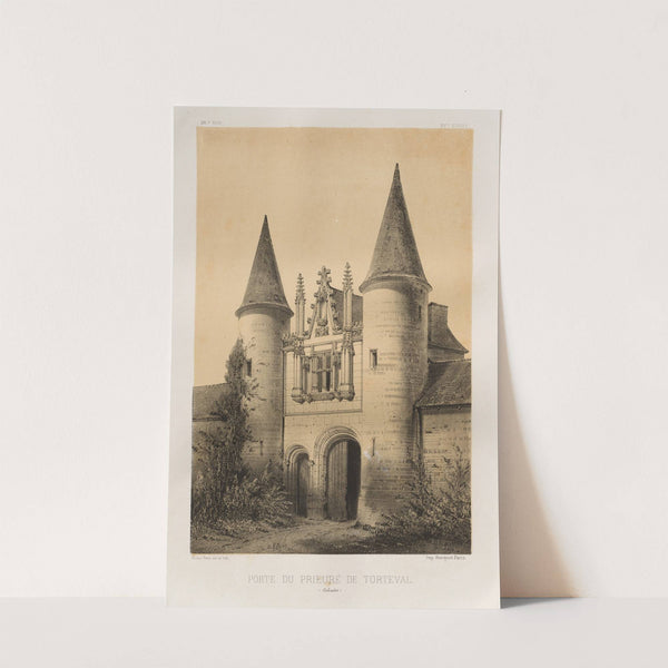 Porte du Prieuré de Torteval (Calvados) (1860) by Victor Petit