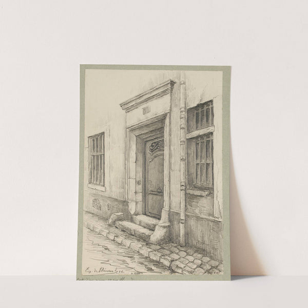 Porte d’une maison au 25 rue Lhomond (1904) by Eugène de Ménorval