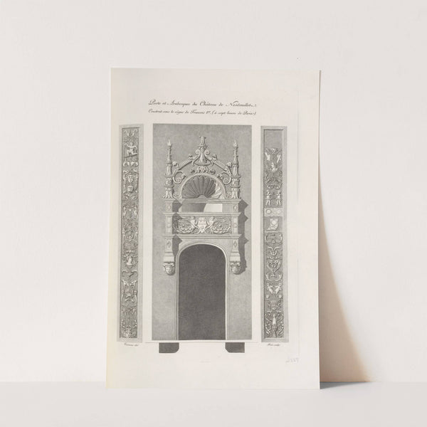 Porte et arabesques du château de Nantouillet, construit sous le règne de François 1er, (à sept lieues de Paris). by Nicolas Xavier Willemin