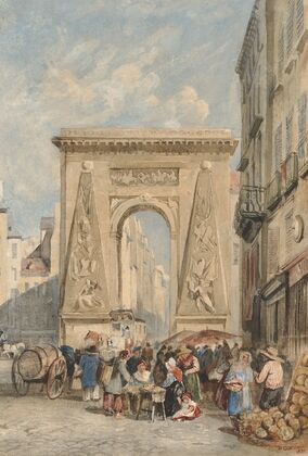 Porte Saint Denis, Paris (1831) — size preview