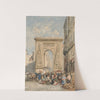 Porte Saint Denis, Paris (1831) by David Cox
