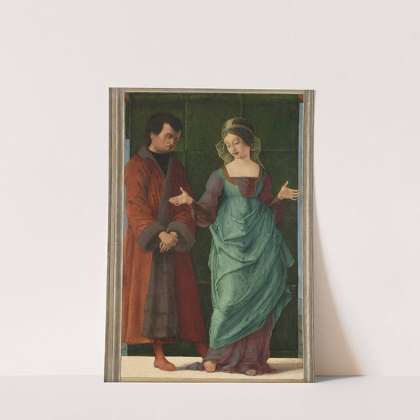 Portia and Brutus by Ercole de' Roberti