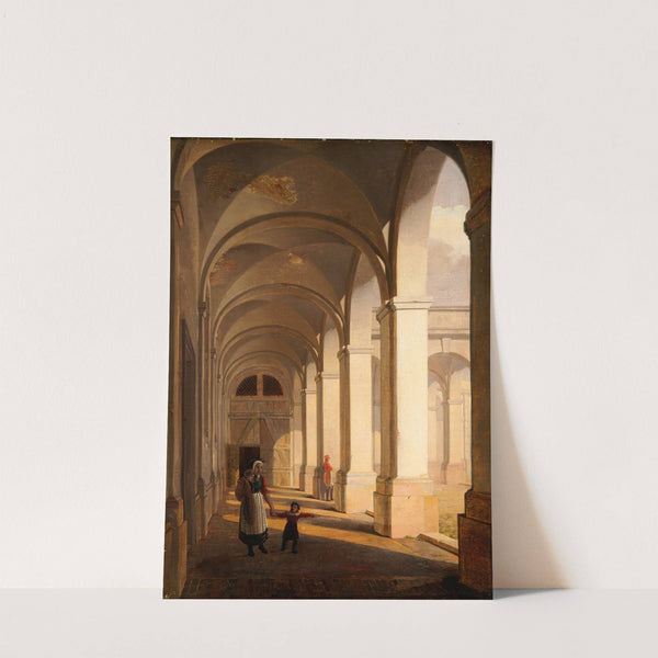 Portico of Christiansborg Castle, Copenhagen (1826) by Constantin Hansen