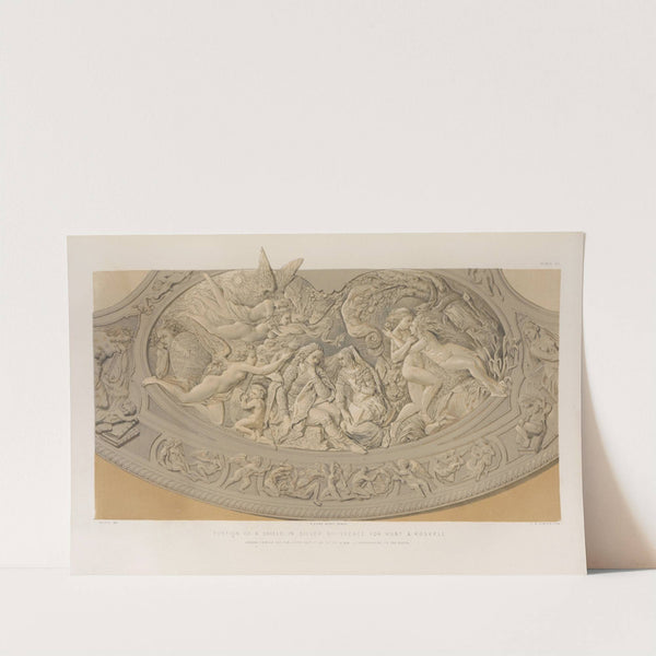 Portion of a shield in silver by Matthew Digby Wyatt